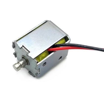 Calidad  Open Frame Solenoid Electromagnet with Adjustable Stroke and Copper Winding for 6V 9V 12V DC Applications fábrica