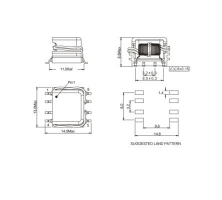 High-Performance Audio Frequency Transformer with 20Hz - 20kHz Operating Frequency and IEC 61558-2-6 Compliance