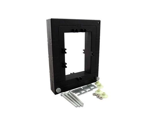 Vivienda encapsulada epóxido toroidal negro del transformador corriente de la base partida