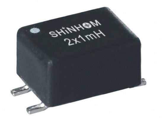 Línea inductor común horizontal del modo del filtro/bobina de SMD de obstrucción común del modo con el caso