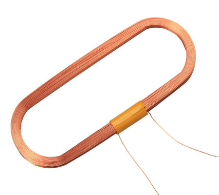 Diámetro de alambre de encargo de la estructura de múltiples capas 0.12m m de la bobina de la base del aire de la antena de bobina del tamaño RFID