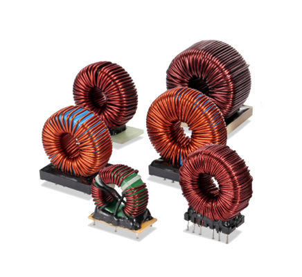 Modo común EMI Filter Toroidal Power Inductor 10kHz RoHS